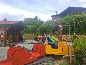 Kindereisenbahn im Feriendorf, unser Initiator